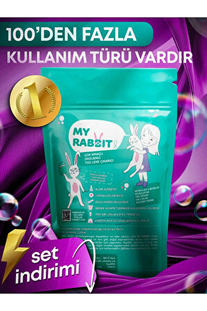 Çamaşır Ve Yüzey Için Çok Amaçlı Oksijenli Toz Leke Çıkarıcı ve beyazlatıcı 800 gr