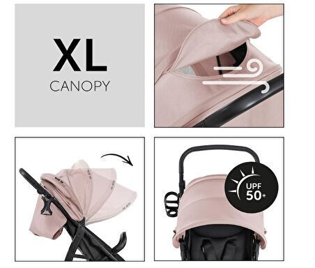 Hauck Rapid 4D Bebek Arbası Dusty Rose