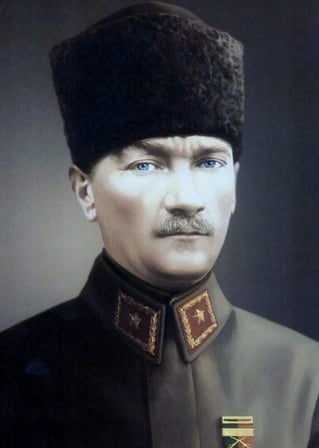 Masif Ahşap Üzeri UV Baskı ATATÜRK Portresi