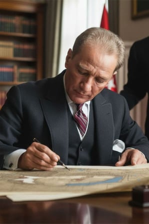 Masif Ahşap Üzeri UV Baskı ATATÜRK Portresi