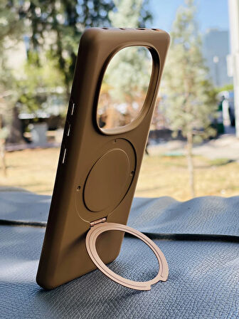 Xiaomi Redmi Note 14 Pro 5G Kılıf MgSafe Özellikli Standlı Pastel Renkler Azn-Reggal