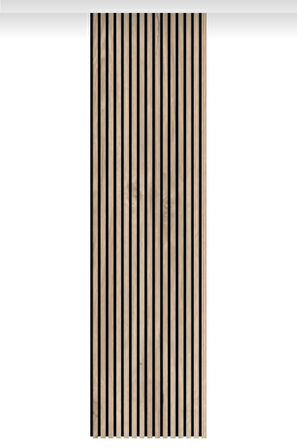 Akçaağaç Akustik Panel 3mm Keçe Ve 8mm Mdflam Salon Ofis Duvar Çıtası Panel Buca 50x140cm 1 Adet