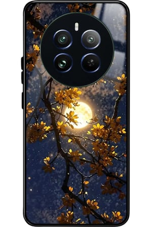 Realme 12 Uyumlu Van Gogh Ağaç Tablosu Tasarımlı Parlak Silikon Kılıf