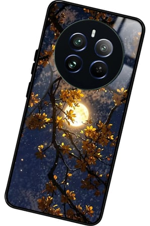 Realme 12 Uyumlu Van Gogh Ağaç Tablosu Tasarımlı Parlak Silikon Kılıf