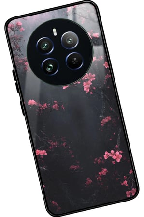 Realme 12 Uyumlu Van Gogh Ağaç Tablosu Tasarımlı Parlak Silikon Kılıf