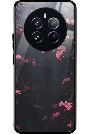 Realme 12 Uyumlu Van Gogh Ağaç Tablosu Tasarımlı Parlak Silikon Kılıf