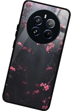 Realme 12 Uyumlu Van Gogh Ağaç Tablosu Tasarımlı Parlak Silikon Kılıf