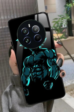 Realme 12 Uyumlu Gym Tasarımlı Parlak Silikon Kılıf