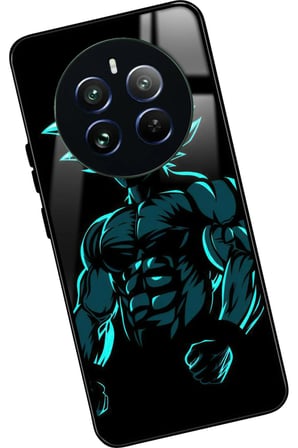 Realme 12 Uyumlu Gym Tasarımlı Parlak Silikon Kılıf