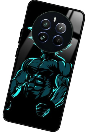 Realme 12 Uyumlu Gym Tasarımlı Parlak Silikon Kılıf