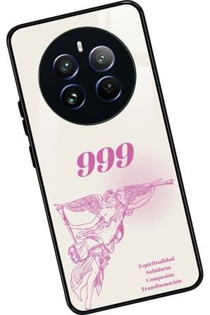 Realme 12 Uyumlu 999 Yazılı Parlak Silikon Kılıf