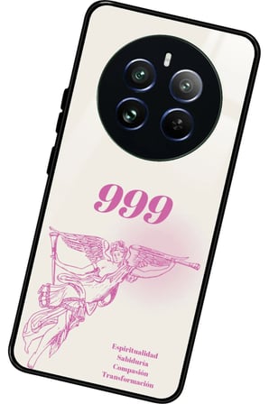 Realme 12 Uyumlu 999 Yazılı Parlak Silikon Kılıf