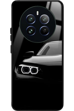 Realme 12 Uyumlu Araba Tasarımlı Parlak Silikon Kılıf