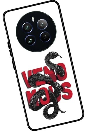 Realme 12 Uyumlu Veno Mous Tasarımlı Parlak Silikon Kılıf