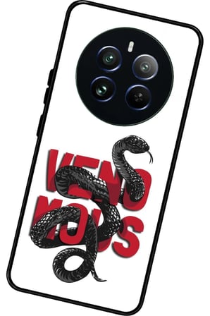 Realme 12 Uyumlu Veno Mous Tasarımlı Parlak Silikon Kılıf