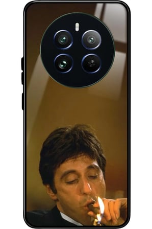 Realme 12 Uyumlu Tony Montana Tasarımlı Parlak Silikon Kılıf