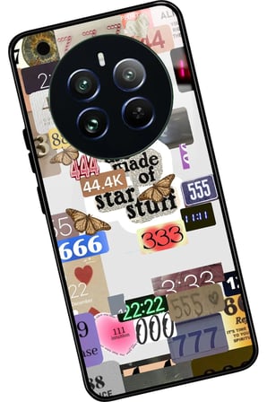 Realme 12 Uyumlu Manifest Tasarımlı Parlak Silikon Kılıf