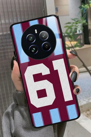 Realme 12 Uyumlu 61 Yazılı Parlak Silikon Kılıf