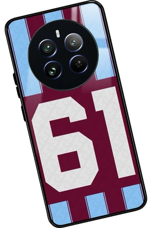 Realme 12 Uyumlu 61 Yazılı Parlak Silikon Kılıf