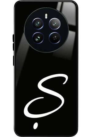 Realme 12 Uyumlu Ş Harfi Yazılı Parlak Silikon Kılıf