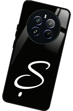 Realme 12 Uyumlu Ş Harfi Yazılı Parlak Silikon Kılıf