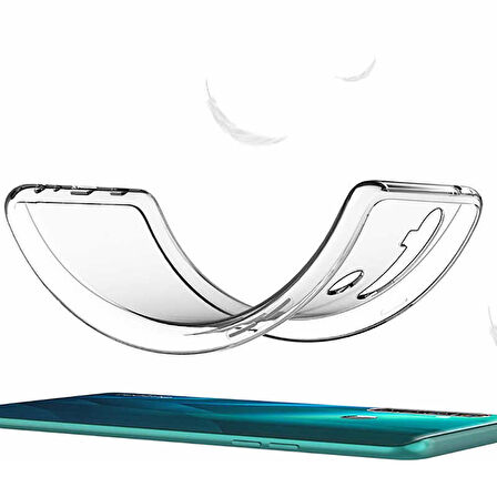 Oppo Realme 6 Kılıf Şeffaf İnce Esnek Silikon Kılıf Zipax-Süper