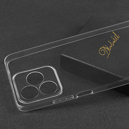 Oppo Realme C53 Kılıf Şeffaf İnce Esnek Silikon Kılıf Zipax-Süper