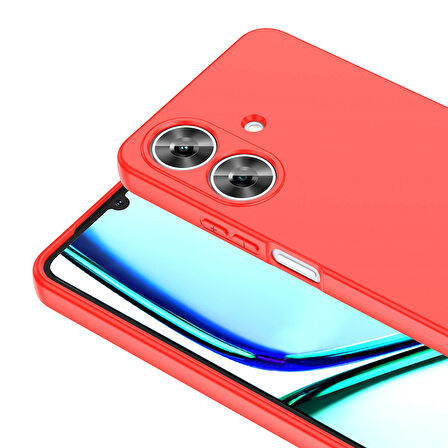 Realme Note 60 Kılıf Lansman içi Kadife Silikon Zr-Mara