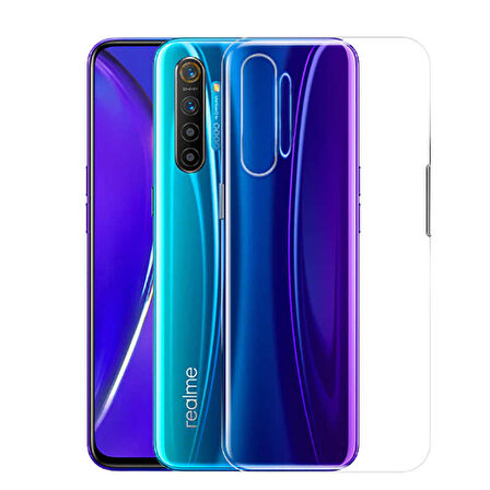 Oppo Realme XT Kılıf Şeffaf İnce Esnek Silikon Kılıf Zipax-Süper
