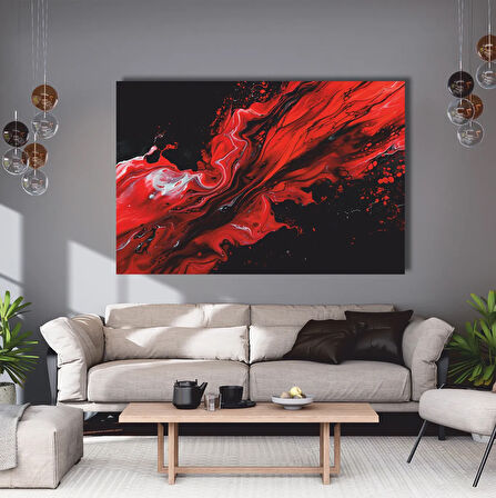 RedAndBlack Kanvas Tablo