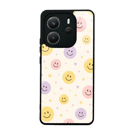 Xiaomi Redmi Note 14 4G Uyumlu Kılıf Desenli Parlak Kapak Zr-Lusi