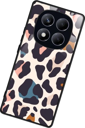 Xiaomi Redmi Note 14 Pro 4G Uyumlu Karışık Renkli Leopar Tasarımlı Parlak Silikon Kılıf