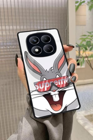 Xiaomi Redmi Note 14 Pro 4G Uyumlu Bugs Bunny Tasarımlı Parlak Silikon Kılıf