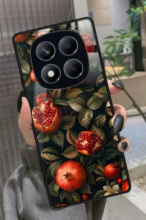 Xiaomi Redmi Note 14 Pro 4G Uyumlu Nar Tasarımlı Parlak Silikon Kılıf