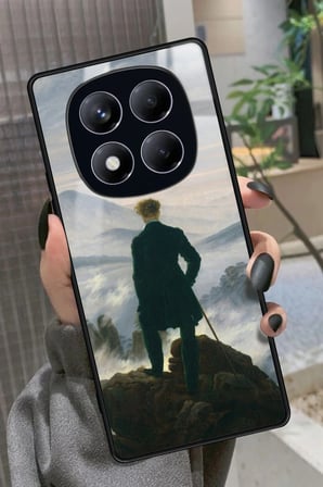 Xiaomi Redmi Note 14 Pro 4G Uyumlu Bulutların Üzerinde Yolculuk Tasarımlı Parlak Silikon Kılıf