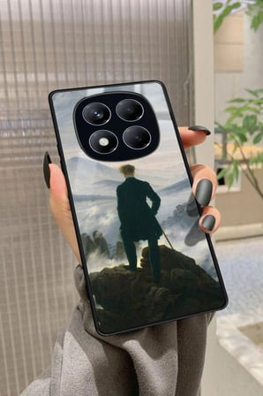 Xiaomi Redmi Note 14 Pro 4G Uyumlu Bulutların Üzerinde Yolculuk Tasarımlı Parlak Silikon Kılıf