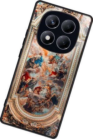 Xiaomi Redmi Note 14 Pro 4G Uyumlu Rönesans Tasarımlı Parlak Silikon Kılıf
