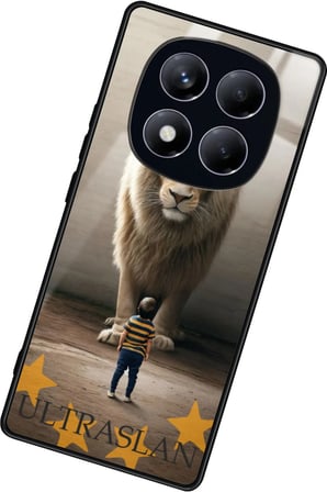 Xiaomi Redmi Note 14 Pro 4G Uyumlu Aslan Tasarımlı Parlak Silikon Kılıf