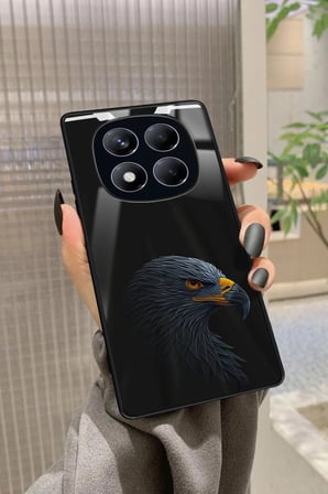 Xiaomi Redmi Note 14 Pro 4G Uyumlu Kartal Tasarımlı Parlak Silikon Kılıf
