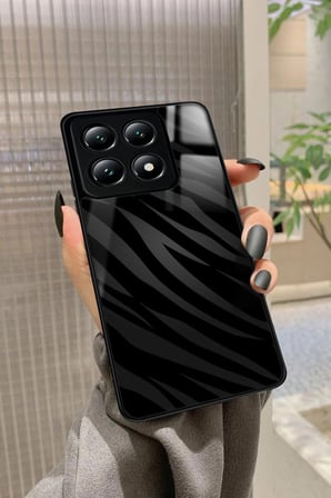 Xiaomi Redmi Note 14 Uyumlu Zebra Tasarımlı Parlak Silikon Kılıf