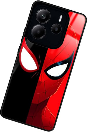 Xiaomi Redmi Note 14 Uyumlu Örümcek Adam Tasarımlı Parlak Silikon Kılıf