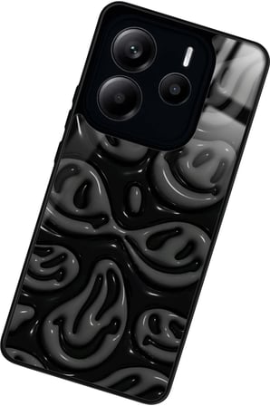 Xiaomi Redmi Note 14 Uyumlu Smile Tasarımlı Parlak Silikon Kılıf