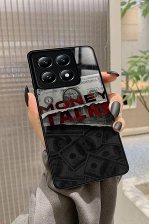 Xiaomi Redmi Note 14 Uyumlu Money Tasarımlı Parlak Silikon Kılıf