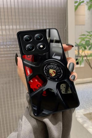 Xiaomi Redmi Note 14 Uyumlu Araba Tasarımlı Parlak Silikon Kılıf