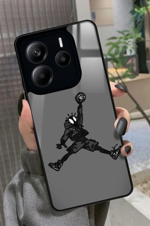 Xiaomi Redmi Note 14 Uyumlu Basketbol Tasarımlı Parlak Silikon Kılıf