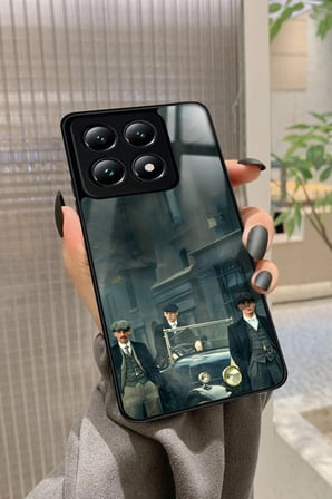 Xiaomi Redmi Note 14 Uyumlu Peaky Blinders Tasarımlı Parlak Silikon Kılıf