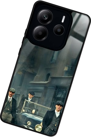Xiaomi Redmi Note 14 Uyumlu Peaky Blinders Tasarımlı Parlak Silikon Kılıf