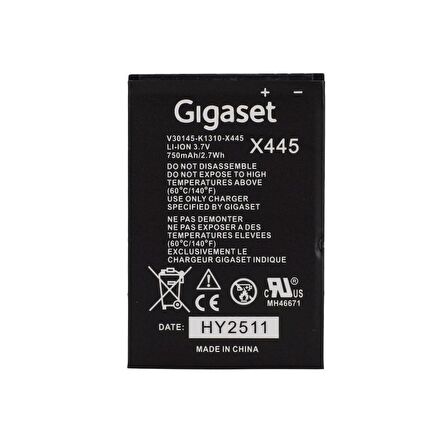 Siemens Gigaset X445 Batarya SL400 / SL450 / SL450 GO / SL780