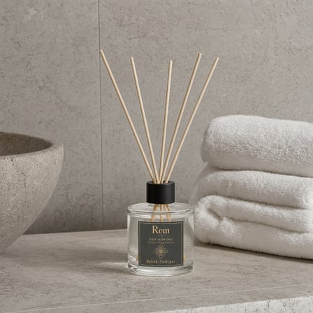 Bebek Pudrası 100 ml Bambu Çubuklu Oda Kokusu – Silindir Oval Yuvarlak Cam Şişe