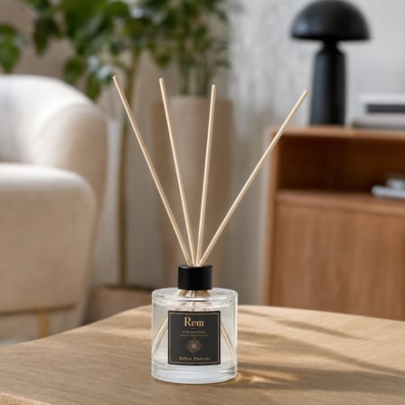 Bebek Pudrası 100 ml Bambu Çubuklu Oda Kokusu – Silindir Oval Yuvarlak Cam Şişe